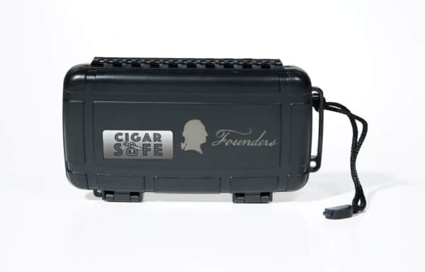 Founders Cigar Safe 5 Black Travel Humidor